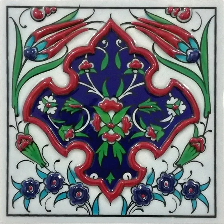 el dekor çini karolar-Kütahya Çini